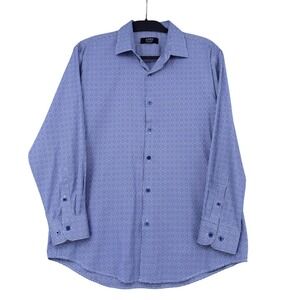 green emerald velvet dress Blue Easy-Care Shirt - Button Front Shirt